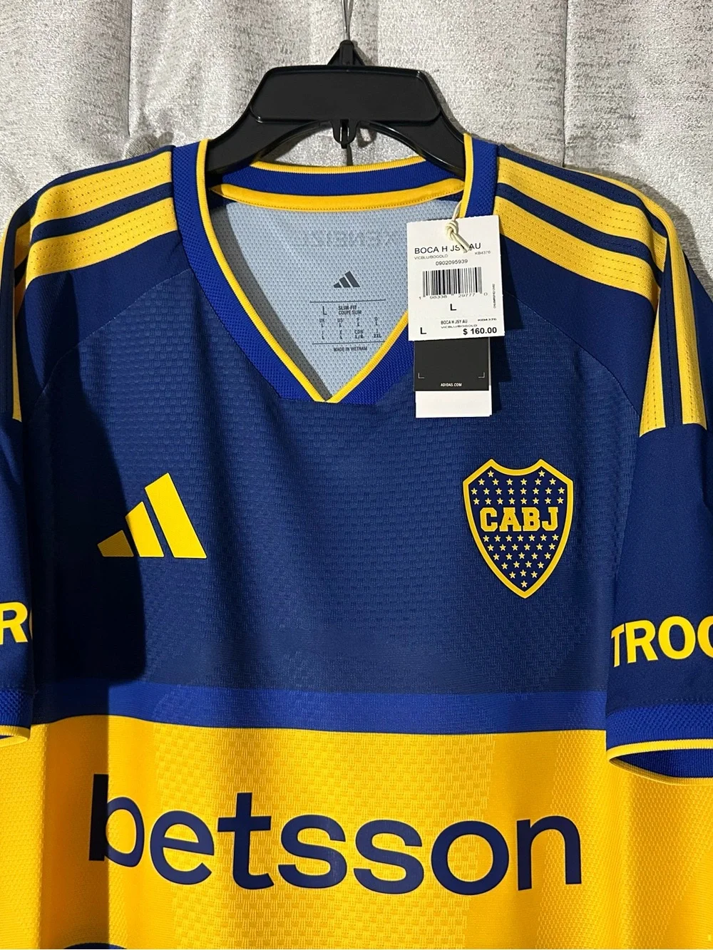 Boca Juniors 26/27 Home Adidas Climacool+ Authentic Jersey Size L NWT KB4376